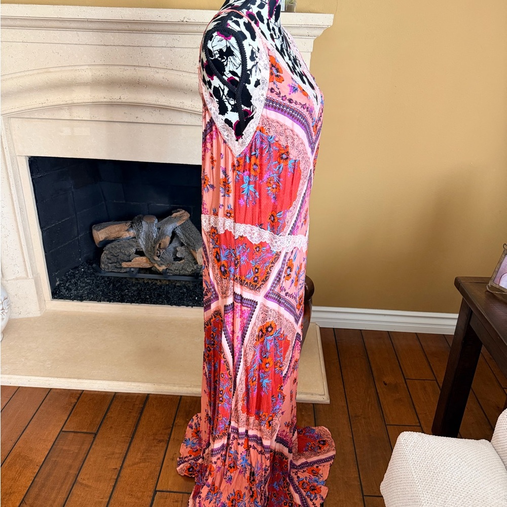 Free People Intimately Stevie Lace Trim Maxi Dress - Picture 4 of 10